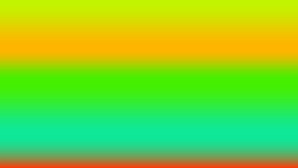 Horizontal gradient showcasing vibrant lime, orange, and teal hues, subtly blending into a rusty bottom