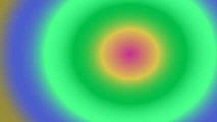 Concentric circles of vibrant, gradient hues; a visually arresting abstract design