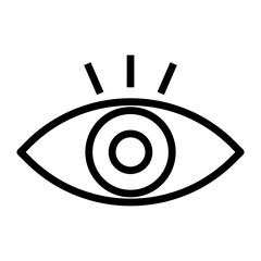 VISIBILITY VECTOR ICON