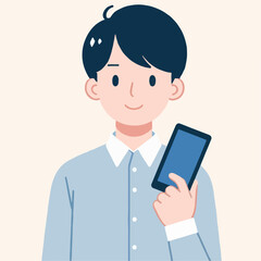 boy with mobile phone