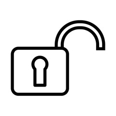 unlocked vector icon