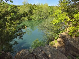 river in the forest, Rocky Forks Conservation Area,  MO