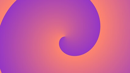 Abstract swirling gradient in purple and peach tones