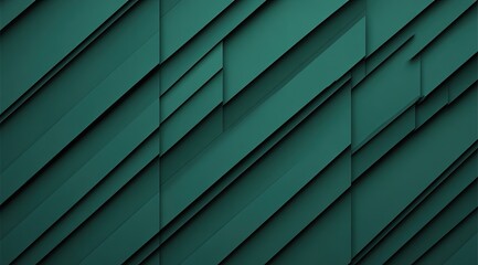 Abstract Teal Geometric Pattern