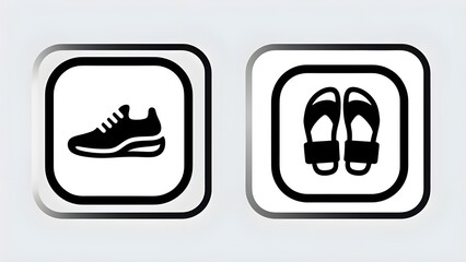shoes and sandals icon