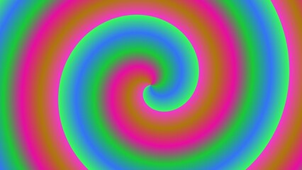 Hypnotic spiral of vibrant, swirling colors (2)