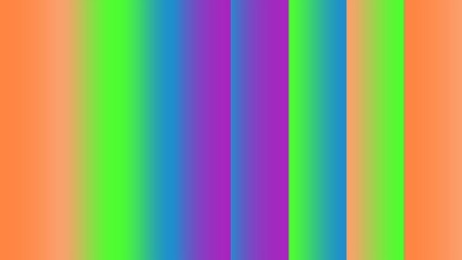 Vibrant vertical stripes in gradient hues of peach, lime, blue, and purple