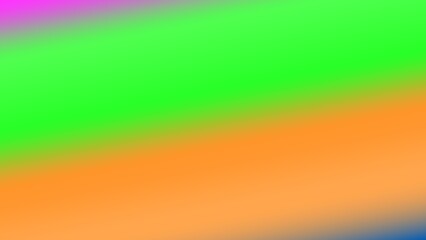 Diagonal gradient showcasing vibrant hues of green, orange, and purple