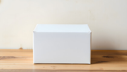 white paper box, grunge. White tone