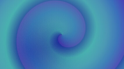 A hypnotic teal and purple spiral gradient