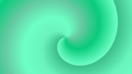 Abstract swirling mint green gradient background