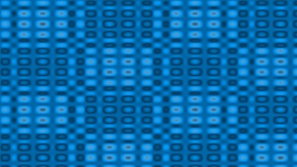 Abstract blue pattern of rounded squares, varying in shades and sizes, creating a textured, repeating design