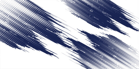 Abstract halftone wave dots background. Futuristic twisted grunge pattern, dots, circles. Vector modern optical pop art texture for posters, business cards and etc