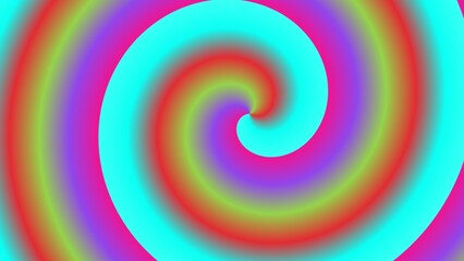 Hypnotic rainbow spiral with vibrant color gradients (44)