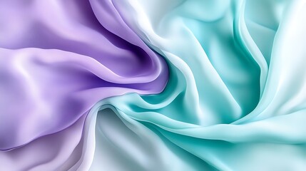 Pastel Silk Fabric Drape Texture. (4)