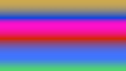 Horizontal gradient stripes of gold, gray, pink, red, blue, and green