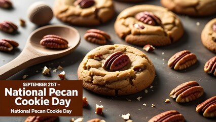 Fototapeta premium National Pecan Cookie Day