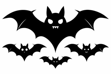 halloween bat and bats