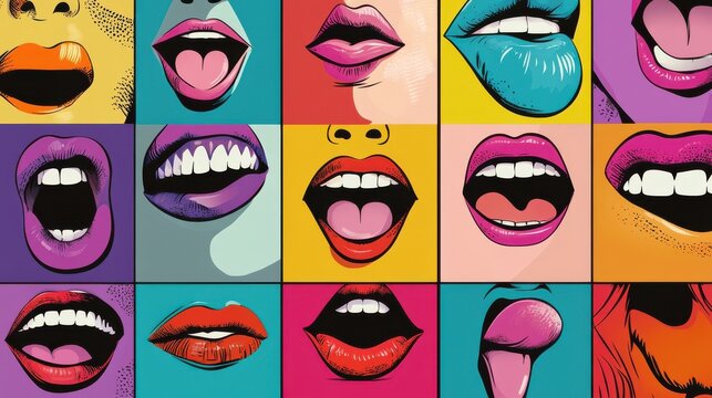 Comic Text, Pop Art style.Cartoon sound effect illustration illustration , no logos, no brands