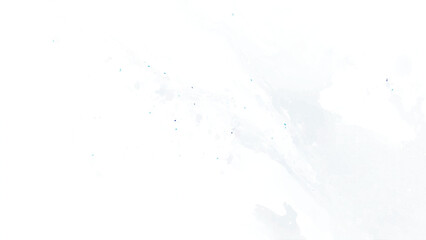 Abstract watercolor background of blue color on a white background.