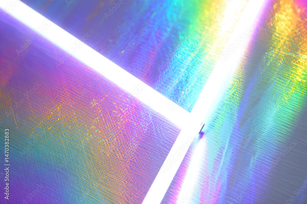 Poster abstract background using soft pastel colors and highlights, visualization of light passing through 