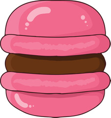 Cute pink macaroons
