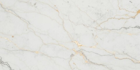 Elegant White Marble Texture with Golden Veins High Resolution Background Image