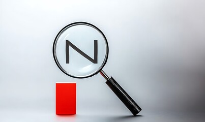 Magnifying glass and symbol NO. search and inability to find. No search results. Find the information you need, bans and secrecy. Freedom of information and speech. Nonexistent places things

