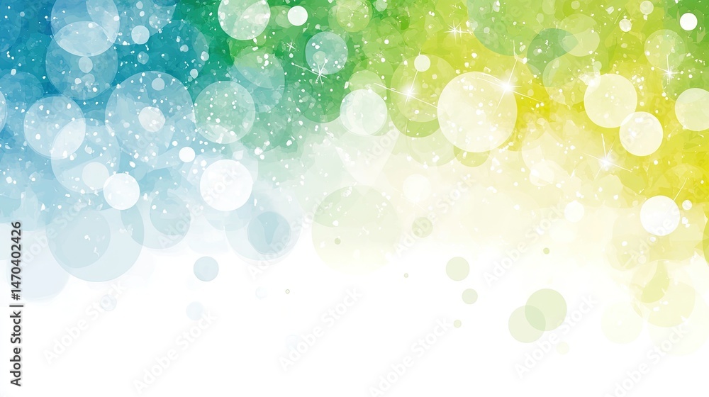 Poster a vibrant gradient background with soft light effects.