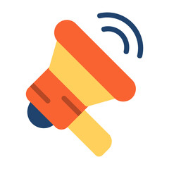 Loud Speaker Out line Icon