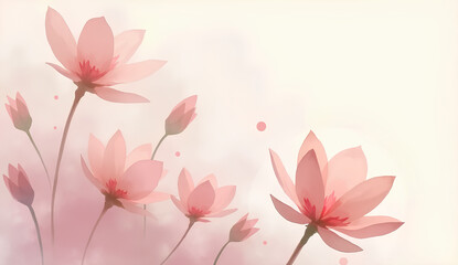 Fototapeta premium Cherry Blossom Dreamy Background
