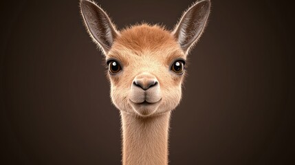 Obraz premium A close up photograph of a cute animal looking at the viewer