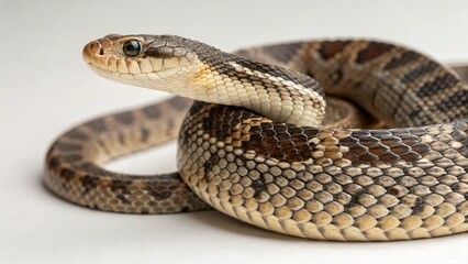 Obraz premium Chicken Snake on studio background 