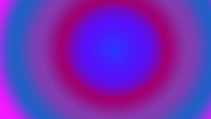 Vibrant concentric circles in shades of pink, purple, and blue, creating a smooth gradient effect