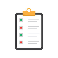Clipboard Icon Vector Design.