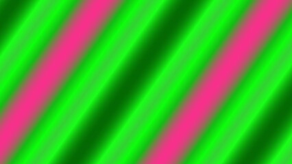 Diagonal stripes of vibrant pink and lime green, gradient effect