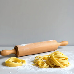 Rodillo y spagettis