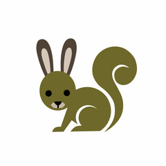 squirrel vector ilustration