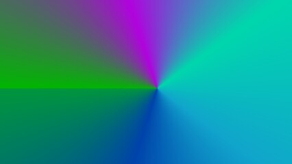 Vibrant radial gradient in teal, green, purple, and blue hues