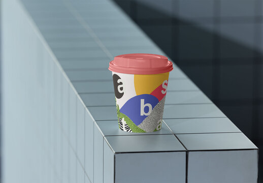 Mockup Design for Stylish Takeaway Coffee Cup