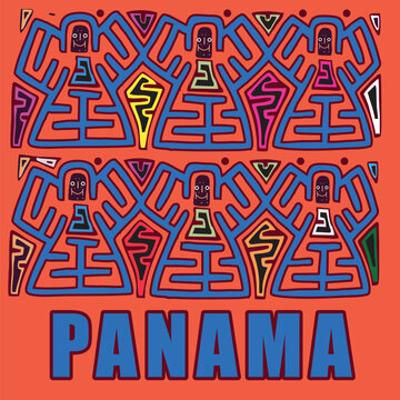 molas of Panama Sanblas patterns
