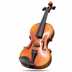 Fototapeta premium Violin isolated on white