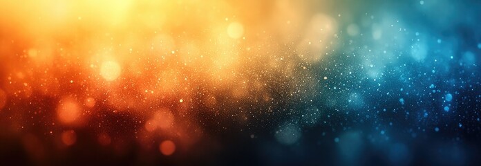 Obraz premium Vibrant gradient of warm and cool colors