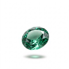 Green crystal diamond paperweight Longwin.