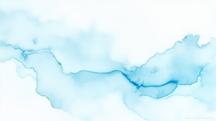 Obraz premium Abstract watercolor blue background.