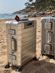 valises à la plage
