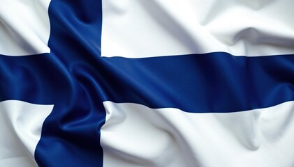 Obraz premium Close-up view of the Estonian flag, showcasing its blue, black, and white horizontal stripes , national symbol, blue and white