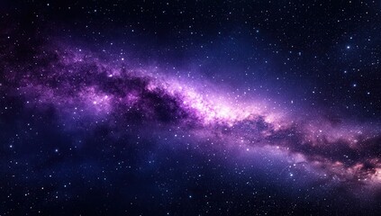 Fototapeta premium Cosmic expanse of the Milky Way galaxy