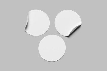 Sticker blank background