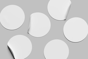 Sticker blank background